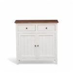 Madrid Sideboard (S) in  White Distressed Edge Finish