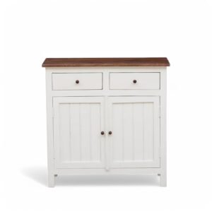 Madrid Sideboard (S) in  White Distressed Edge Finish