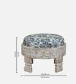 Udaipur Stool (S) Finish- Distressed White - Image 5