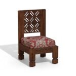 Udaipur Low Seating Chair Set of 2 Finish- Tubaq - Image 5