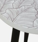 Ranthambore Nesting Table Set Of 2- Finish- White and Black - Image 10