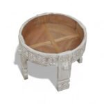 Udaipur Side Table Finish- Disressed White - Image 4