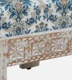 daipur Low Seating Chair Set of 2 ,Finish- Distressed White - Image 10