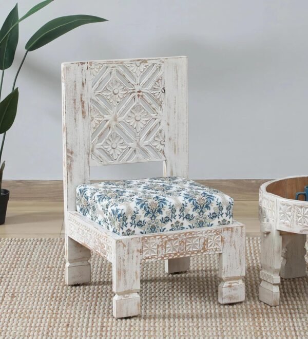 Udaipur Chair Finish- White Distressed - Image 3