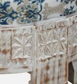 Udaipur Stool (S) Finish- Distressed White - Image 4