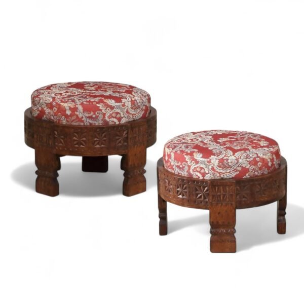 Udaipur Ottoman Set of 2 (S) Finish- Tubaq - Image 1