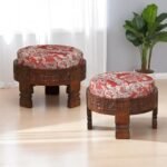 Udaipur Ottoman Set of 2 (S) Finish- Tubaq - Image 3