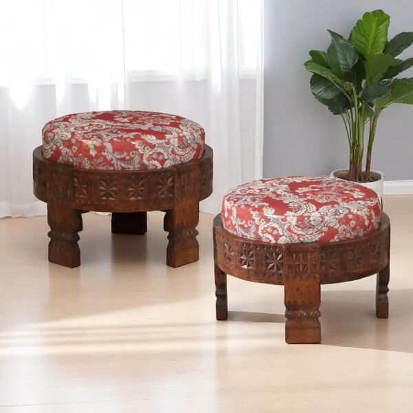 Udaipur Ottoman Set of 2 (S) Finish- Tubaq - Image 3