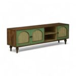 Luffy TV Console , Finish – Olive Green & Premium Panther Black - Image 4