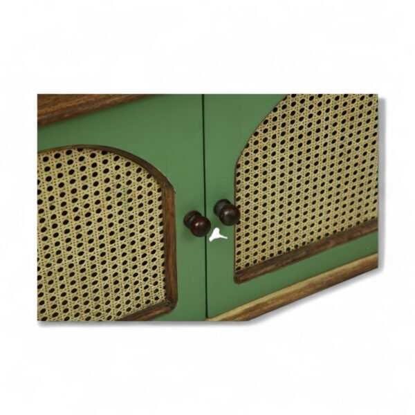 Luffy TV Console , Finish – Olive Green & Premium Panther Black - Image 6