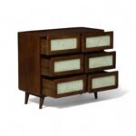Concerto Chest of Drawers , Finish-Walnut Brown and Concrete - Image 6
