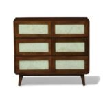 Concerto Chest of Drawers , Finish-Walnut Brown and Concrete - Image 4