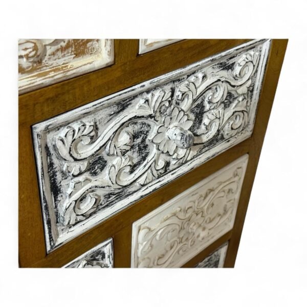 Udaipur Chest of Drawers - Light Brown&Distressed Finish - Image 6