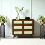 Concerto Chest of Drawers , Finish-Walnut Brown and Concrete - Image 3