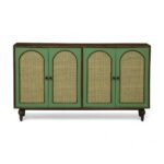 Luffy 4 Door Sideboard- Olive Green