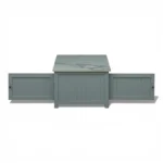 Madrid Centre Table | Premium Sintered Stone Center Table for Living Room | Wooden Coffee Table | Finish- Premium Acrylic Silver Grey - Image 10