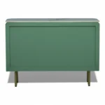 Mandala Sideboard Cabinet | Sintered Stone Top Sideboard for Living Room | Finish- Olive Green and Premium Acrylic Terracota Brown - Image 8