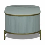 Monaco Coffee Table | Premium Sintered Stone Top Center Table for Living Room | HDMR Centre Table | Finish- Premium Acrylic Silver Grey - Image 6