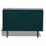 Mandala Sideboard Cabinet | Sintered Stone Top Sideboard for Living Room | Finish- Premium Acrylic Emerald Green and Terracotta Brown - Image 9