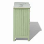 Madrid Sideboard Cabinet | Sintered Stone Top Sideboard for Living Room | Finish- Premium Acrylic Sage Green - Image 6