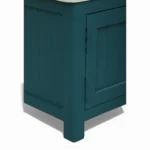 Madrid Center Table| Premium Sintered Stone Coffee Table for Living Room | Wooden Centre Table | Finish- Premium Acrylic Emerald Green - Image 11