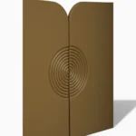 Mandala Sideboard Cabinet | Sintered Stone Top Sideboard for Living Room | Finish- Olive Green and Premium Acrylic Terracota Brown - Image 13