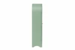 2 Door Display Cabinet | Crockery Cabinet | Wooden Multipurpose Cabinet | Finish- Olive Green and Off-White - Image 4